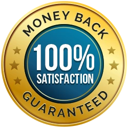 Money back 100 percent satisfaction guaranteed seal